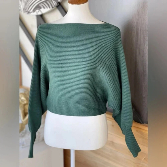 she and sky  sweater Large Green - Picture 4 of 16